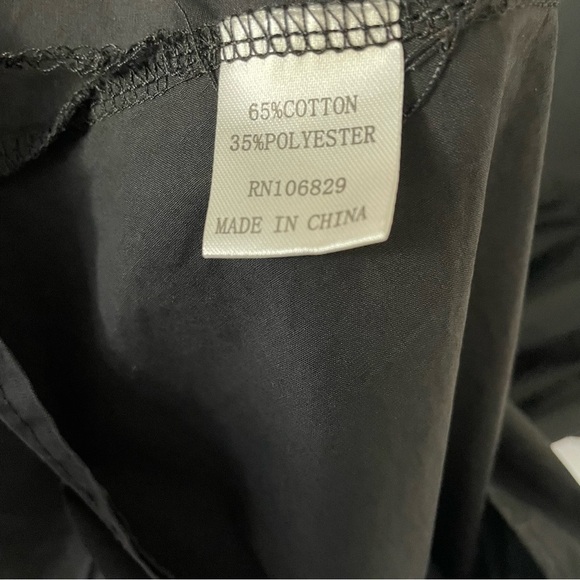 N by Nancy Black Midi 3/4 Sleeve Bedazzled Plus Size High Low Dress 2XL - Picture 14 of 15